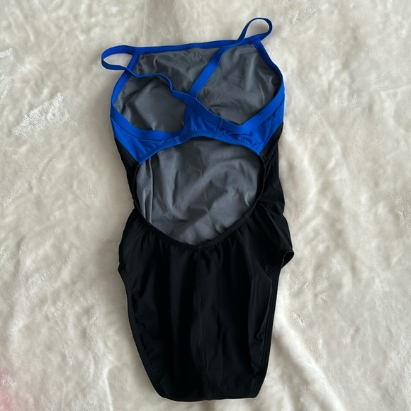 Speedo Powerplus Competition One Piece Swimsuit Size 12 - Picture 3 of 6